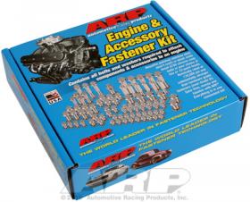 ARP ENGINE & ACCESSORY FASTENER KIT, CHEV LS1 GEN 3, 12 POINT BLACK OXIDE BOLTS WITH STOCK OR HEADER MANIFOLDS
